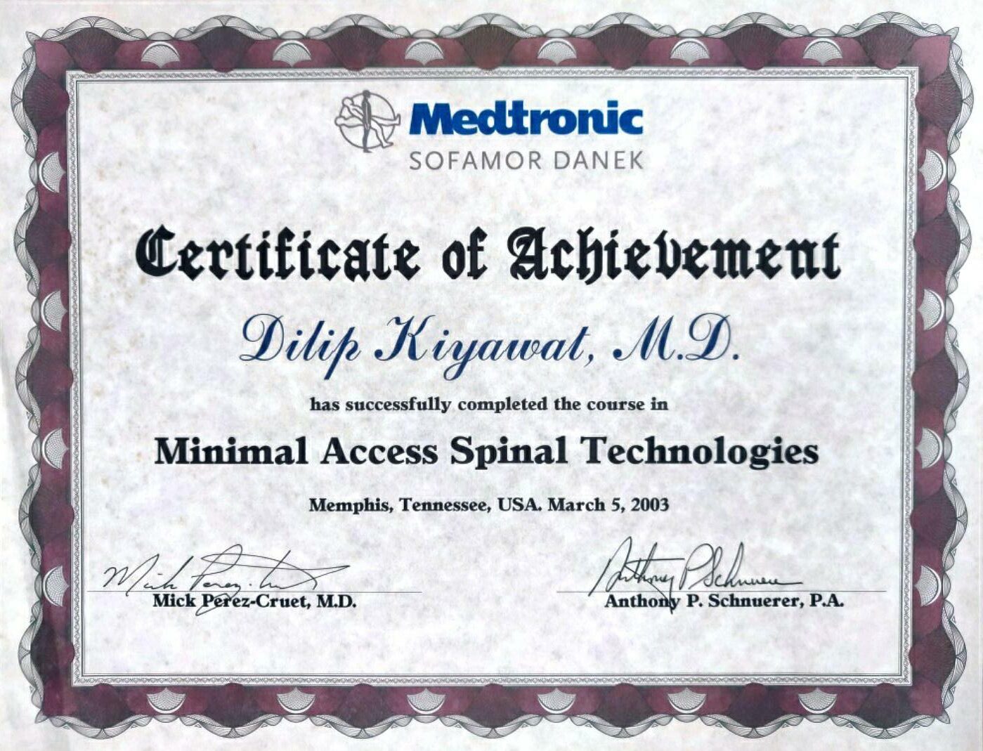 Certificate 9
