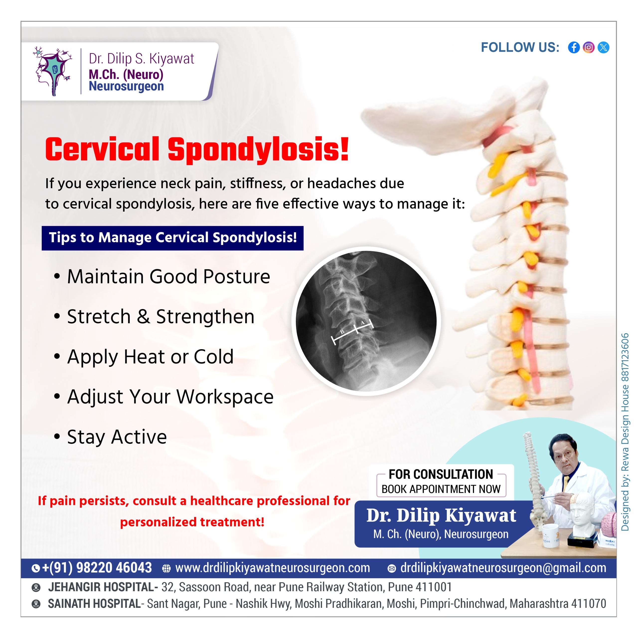 Cervical Spondylosis Clinical Anatomy and Degeneration Mechanics