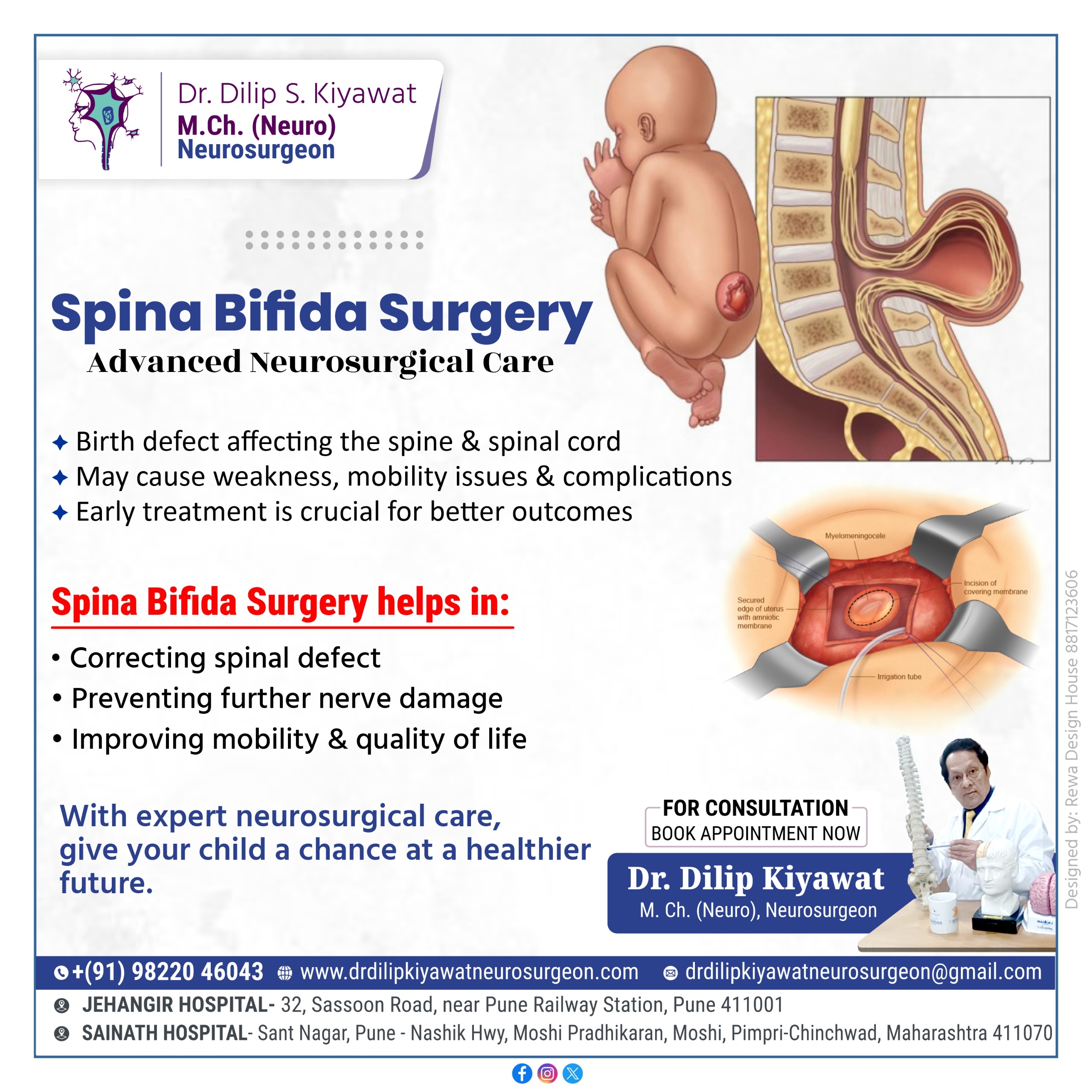 Spina Bifida Surgery: Advanced Neurosurgical Care for a Healthier Future