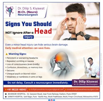 Head injury treatment in Pune by Dr Dilip Kiyawat