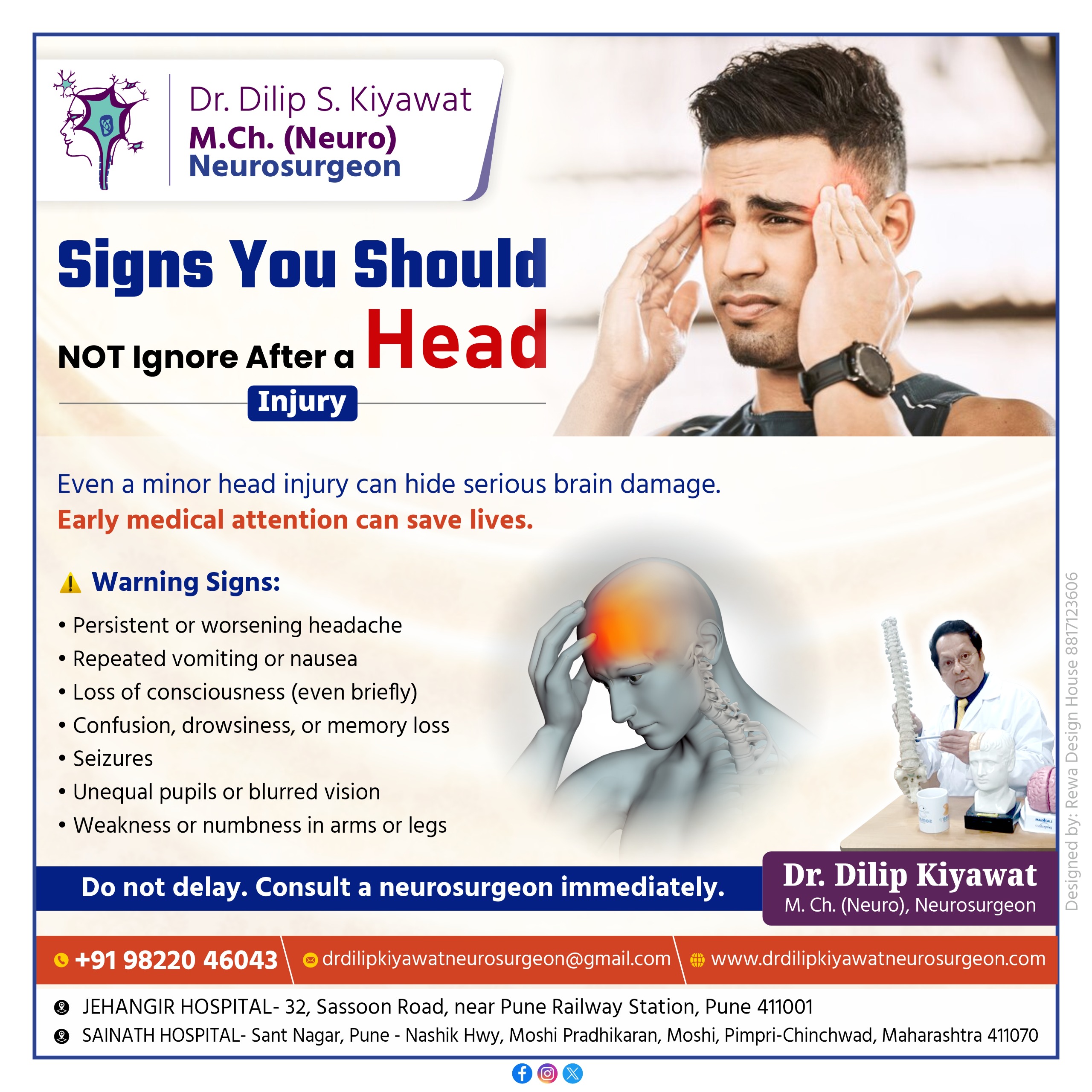 Head injury treatment in Pune by Dr Dilip Kiyawat